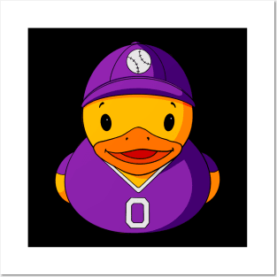 Baseball Player Rubber Duck Posters and Art